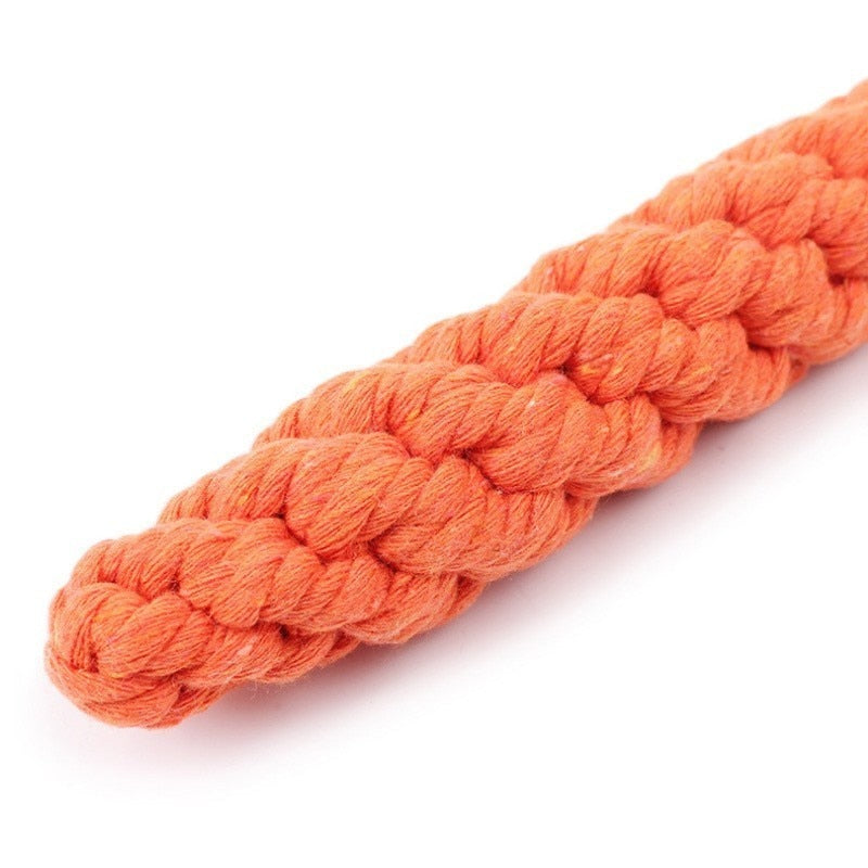 1PC 22cm Pet Supply High Quality Pet Dog Toy Carrot Shape Rope Puppy Chew Toys Teath Cleaning Outdoor Fun Training