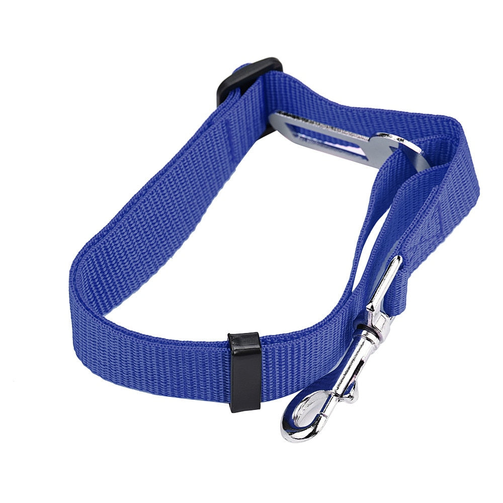 Pet Dog Cat Car Seat Belt Dog Accessories Adjustable Harness Lead Leash Small Medium Travel Clip Puppy Collar Leash Pet Supplies