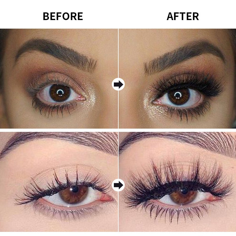 waterproof mascara for eyelashes long lasting 4d silk fiber eyelash mascara Makeup eye mascara black extension Curling extension