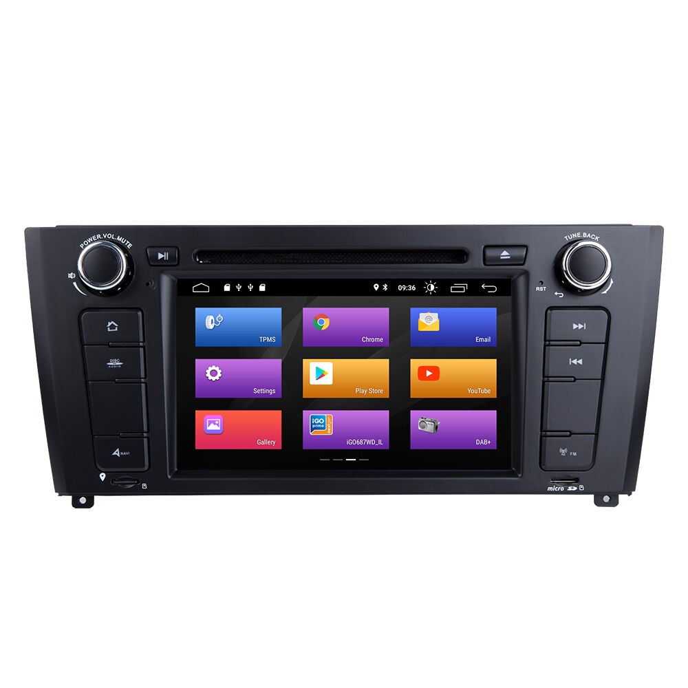 Josmile 1 Din Android 10 AutoRadio For BMW E87 1 Series E88 E82 E81 I20 D Audio GPS Navigation DVD Multimedia 4G Wifi DAB+ CDDSP