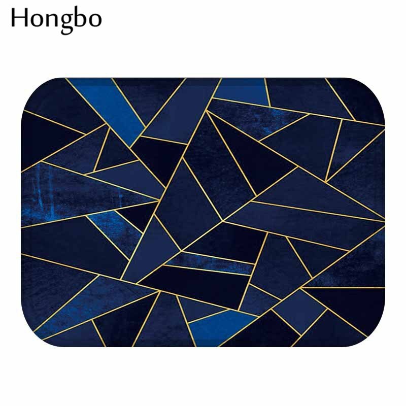 Hongbo 40*60cm Geometric Pattern Anti-Slip Carpet Door Mats Doormats Outdoor Kitchen Bathroom Living Room Floor Mat Rug