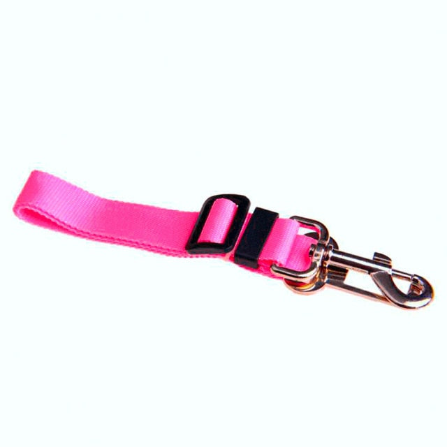 Pet Dog Cat Car Seat Belt Dog Accessories Adjustable Harness Lead Leash Small Medium Travel Clip Puppy Collar Leash Pet Supplies