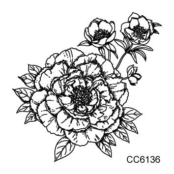 Rocooart Hot sale Black White Style Tattoo Sticker Tree Flower Leaf  Temporary Tattoo Sticker Rose Body Art Tatouage Fake Tatoo