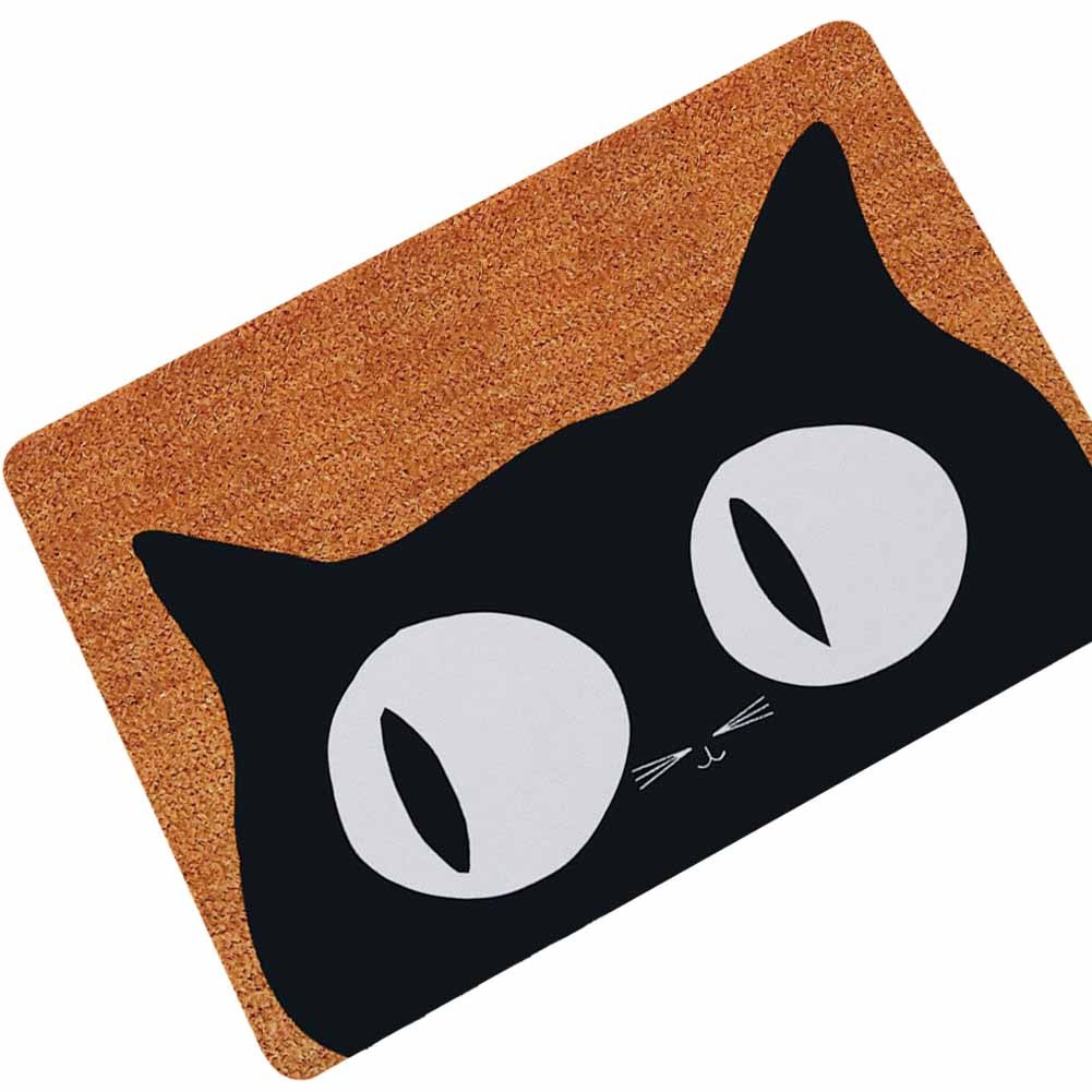 Zeegle Carpet Cat Doormat Outdoor Rugs Rubber Floor Mat Non-slip Kitchen Rug Entrance Mats Absorbent Bathroom Carpet Foot Mat