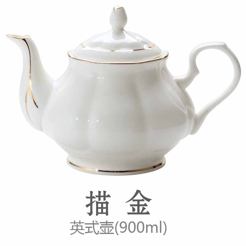 Continental Coffee Maker Bone China English Afternoon Tea Tea Set Household Large Capacity Filter Ceramics