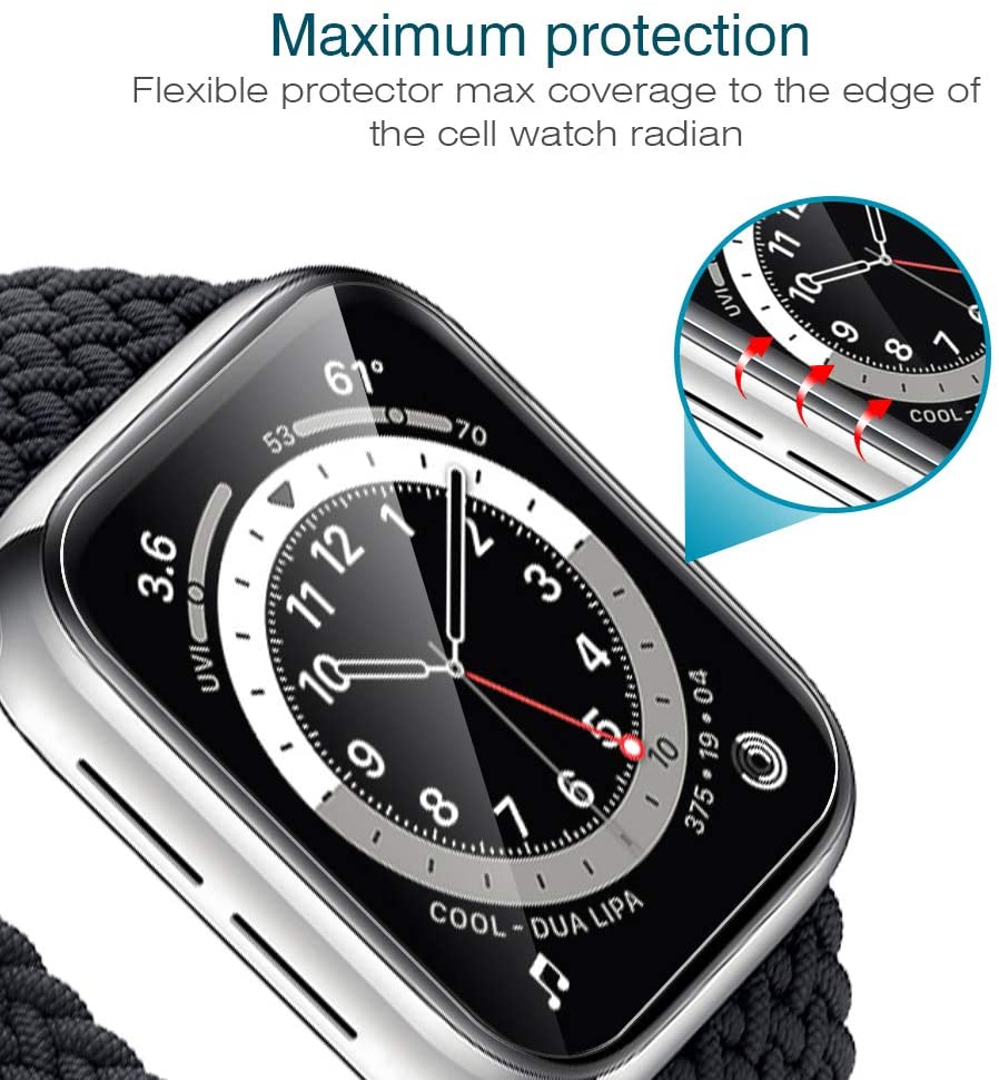 Screen Protector Clear Full Protective Film for IWatch Series 4 5 6 40MM 44MM for Apple Watch 6 SE 5 3 2 1 38MM 42MM Case Cover