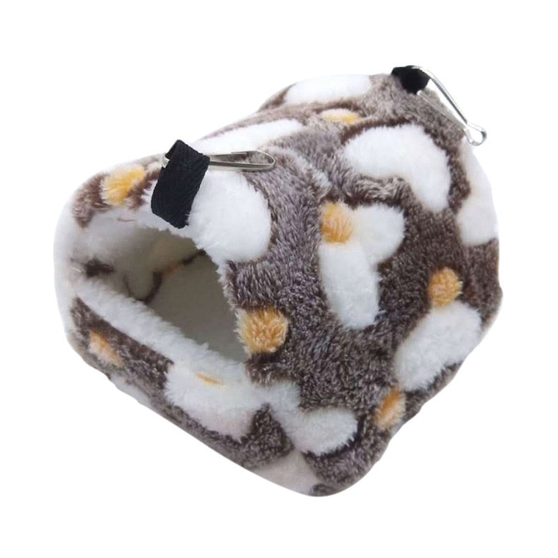 Cute Small Pets Bird Parrot Hamster Soft Comfortable Nest Plush Hanging Hammock Nest House Sleeping Bed Warm Nest Pet Products