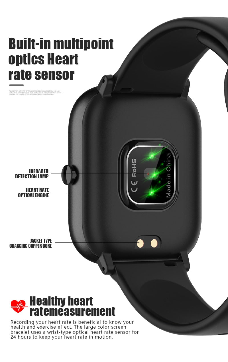 2022 SANLEPUS Smart Watch Sport Heart Rate Monitor Waterproof Fitness Bracelet Men Women Smartwatch For Android iOS Apple Xiaomi