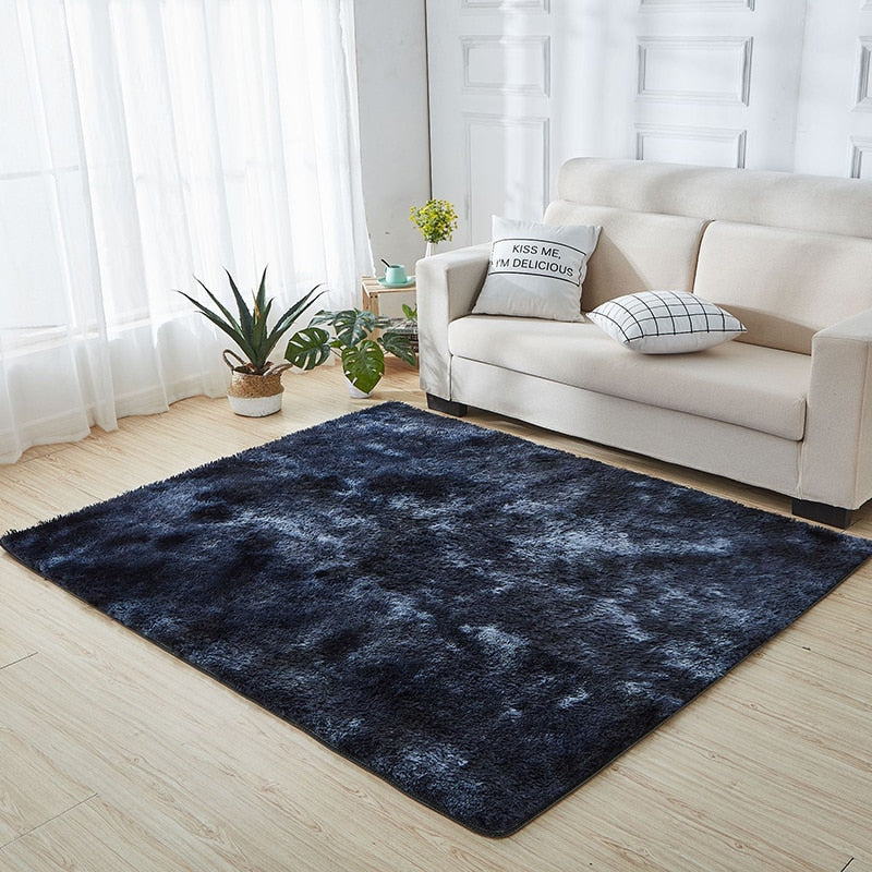 Soft Mat Carpet for Living Room Fluffy Bedroom Rug Carpet Bedroom Decor Plush Thick Kids Room Carpet Anti-slip Floor Mat tapis