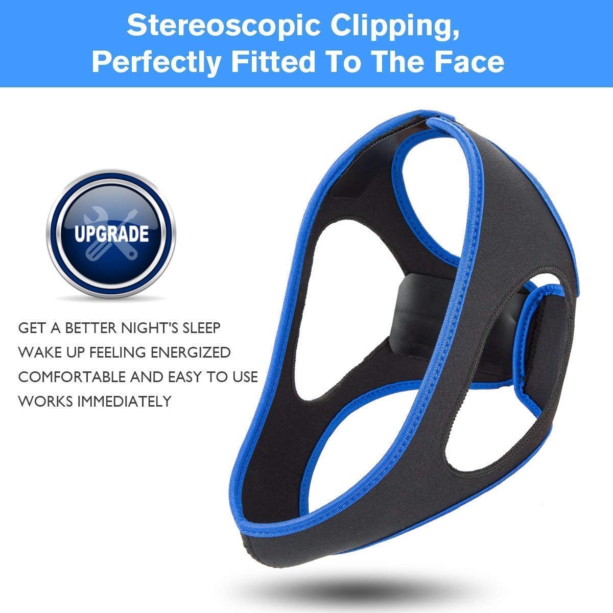 Anti Snore Stop Snoring Chin Strap for Snoring Solution Anti Snore Device Sleep Aid for Men and Women Give You The Best Sleep