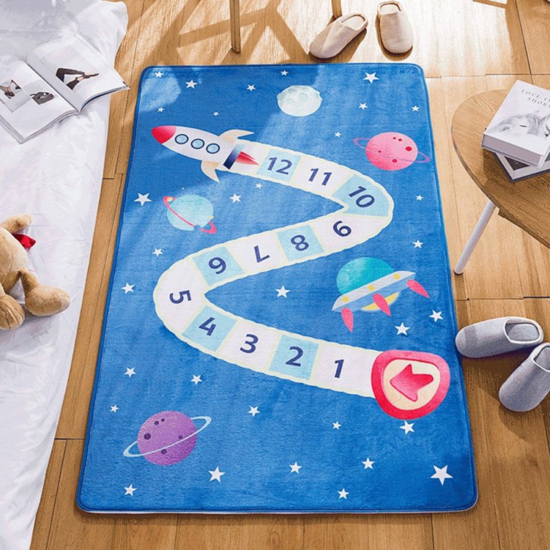 1PC Carpet Game Mat Kids Hop Count Fun Educational Durable Woven Anti Slip Floor Carpet Kid’s Floor Play Mat For Bedroom Nursery