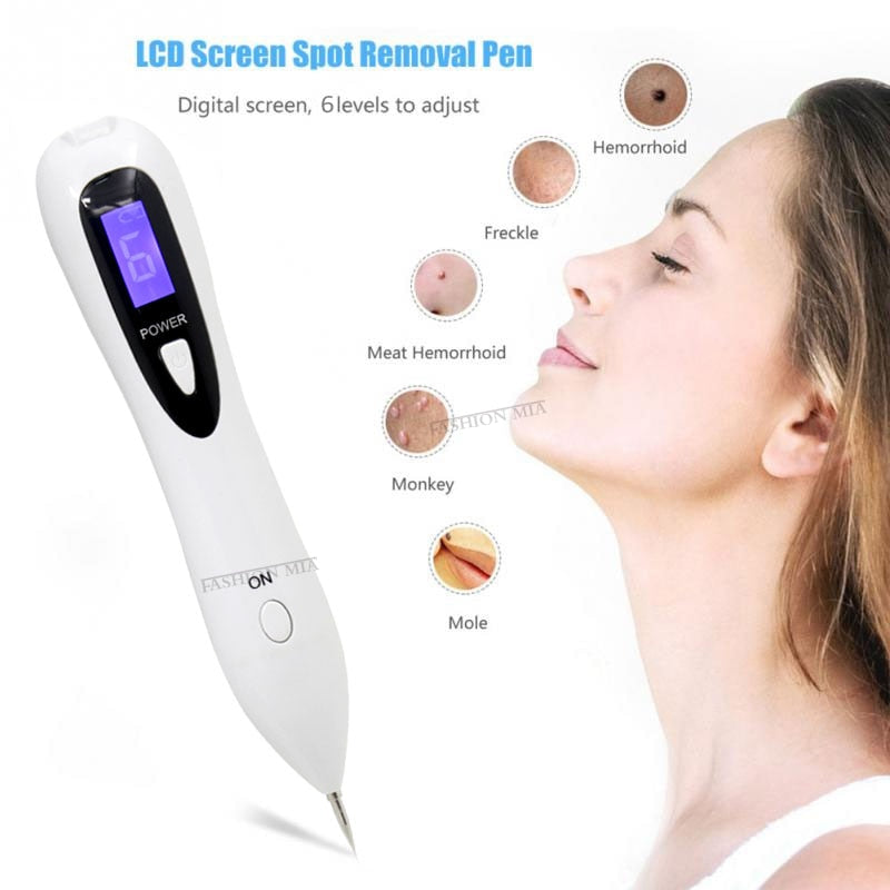 6 level Spot Remover Laser Plasma Pen Skin Care Mole Removal Dark  Skin Wart Tattoo Removal Tool Laser Plasma Beauty Care gun