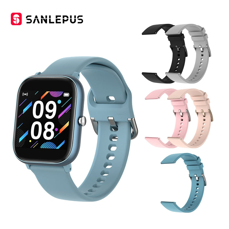 2022 SANLEPUS Smart Watch Sport Heart Rate Monitor Waterproof Fitness Bracelet Men Women Smartwatch For Android iOS Apple Xiaomi