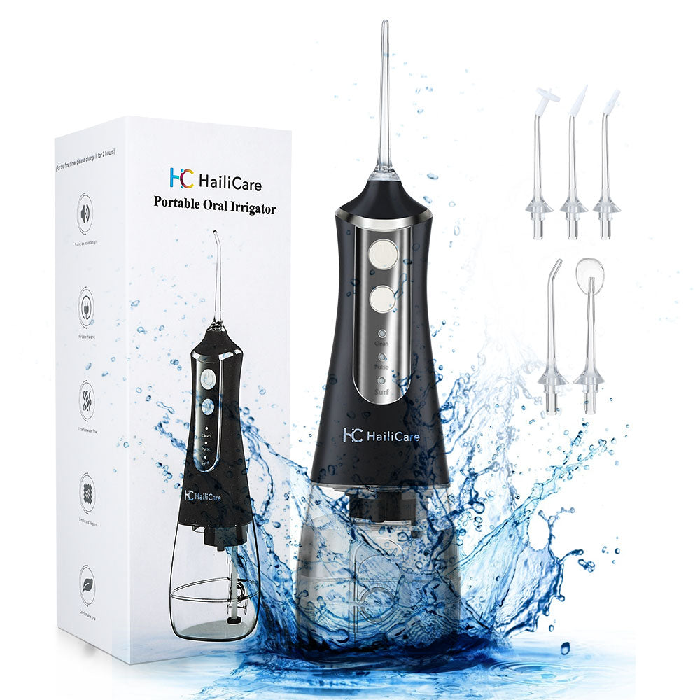 3 Modes Oral Irrigator USB Rechargeable Water Floss Portable Dental Water Flosser Jet 350ml Dental Teeth Cleaner