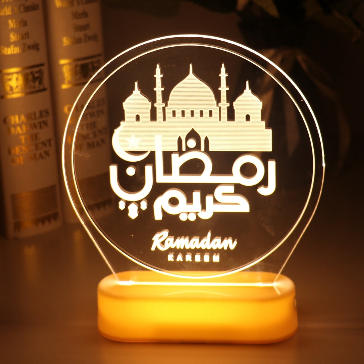 Eid Mubarak Moon Night light Islam Ramadan Decoration Islamic Muslim Party Decor For Home Ramadan Eid Adha Decor Eid Gifts