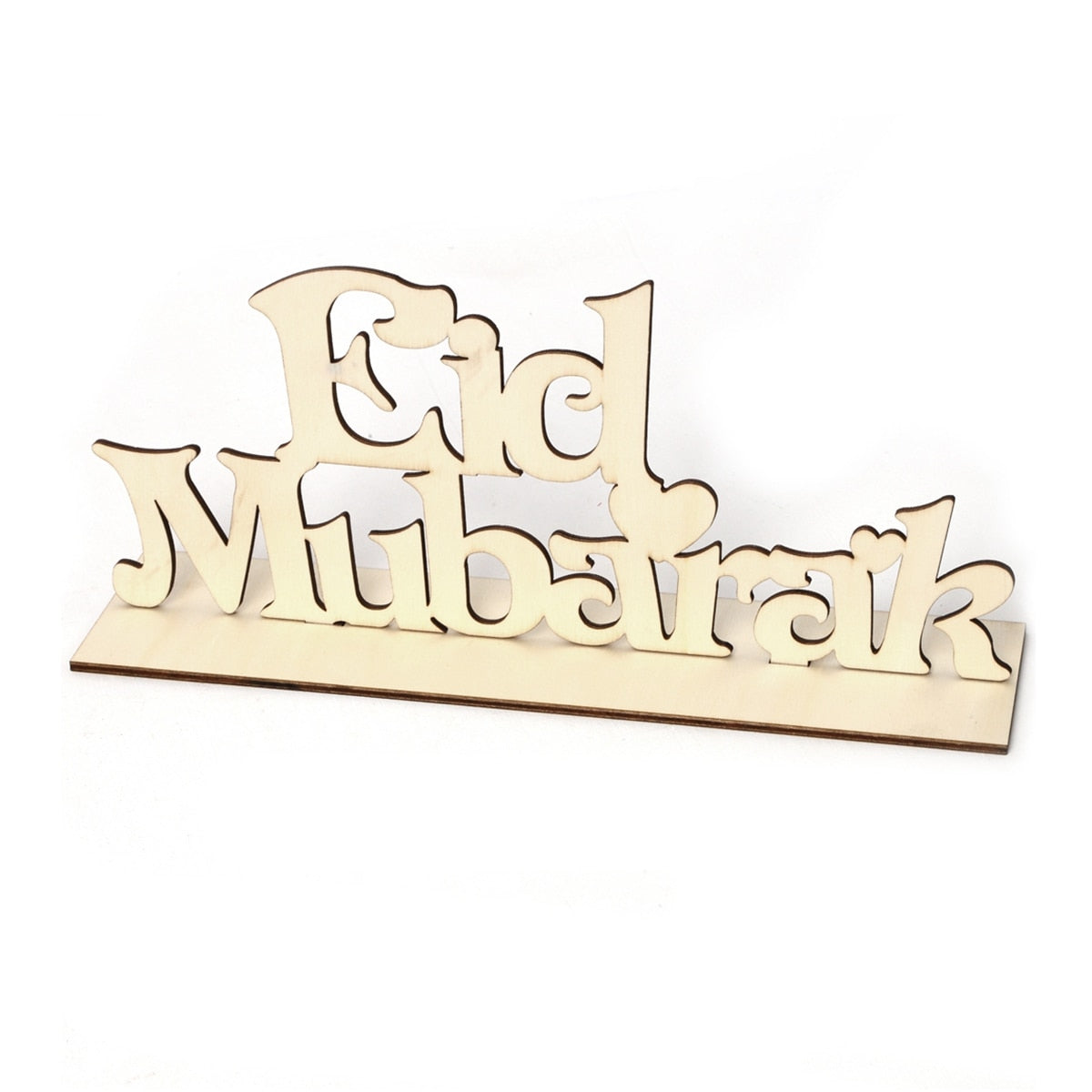 PATIMATE Wooden Pendant EID Mubarak Ramadan Decoration For Home Kareem Ramadan And Eid Decor Eid AL Adha Islamic Muslim Decor