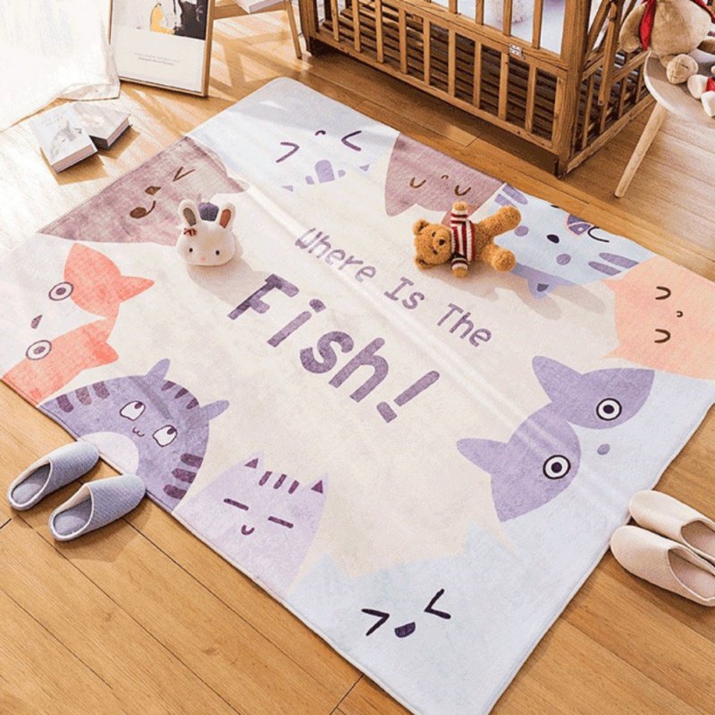 1PC Carpet Game Mat Kids Hop Count Fun Educational Durable Woven Anti Slip Floor Carpet Kid’s Floor Play Mat For Bedroom Nursery