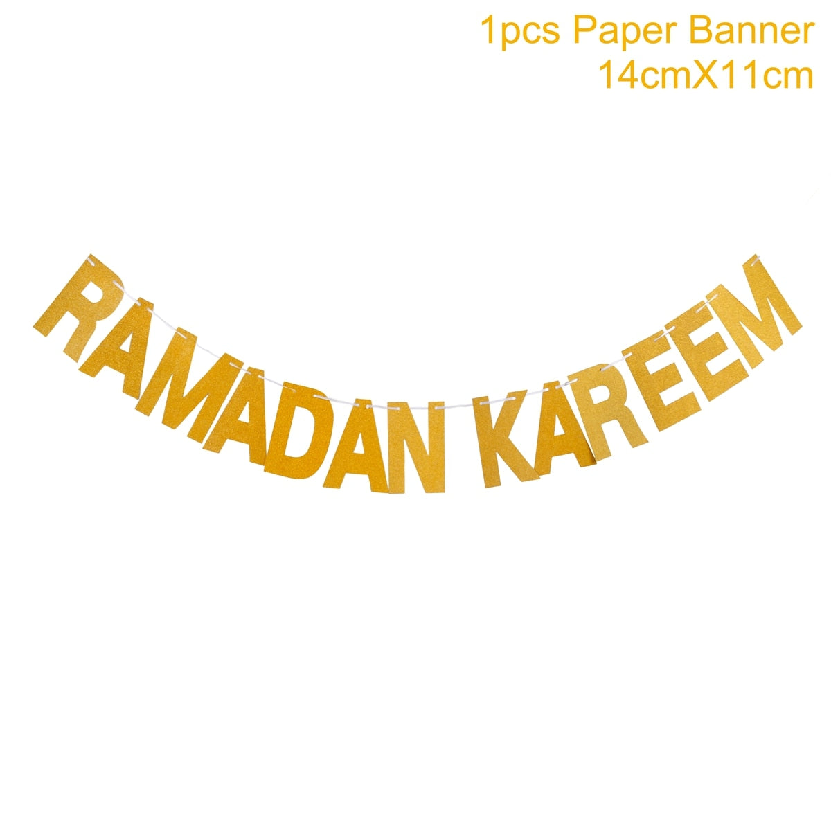 Ramadan Kareem Banner Balloons Eid Mubarak Decor Ramadan Decor Ramadan Mubarak Muslim Islamic Festival Party DIY Decorations