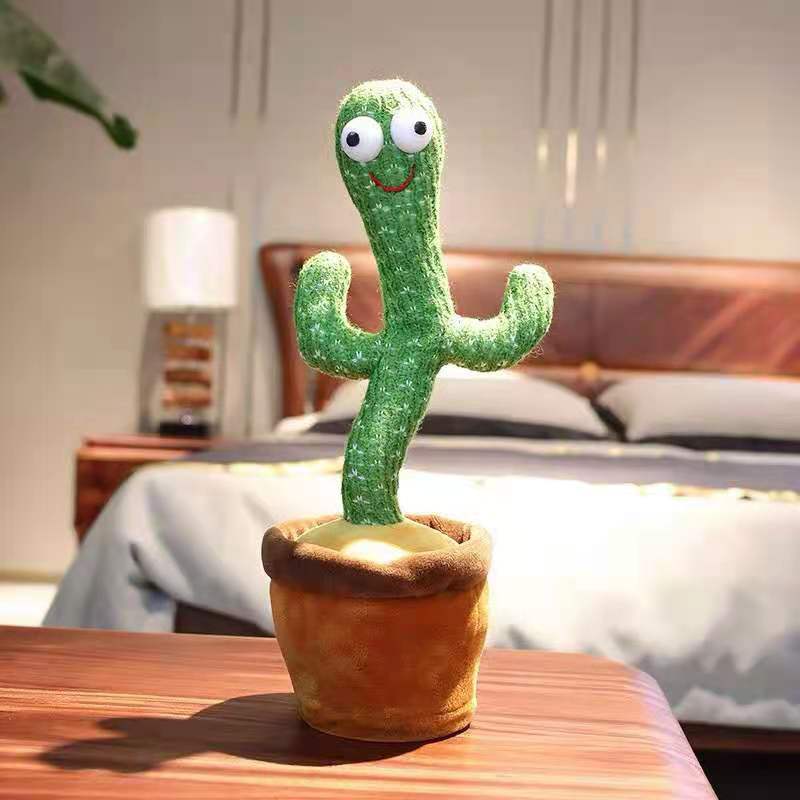 Dancing cactus manufacturers sell Douyin the same net red dancing cross-border Amazon can sing plush toys