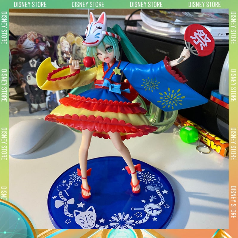 20cm New Lovable Hatsune Miku Doll Home Decoration Ornaments Creative Birthday Gifts for Friends Christmas Gifts