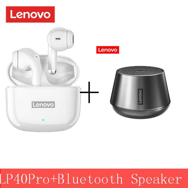 Original Lenovo LP40 Pro TWS Wireless Earphone Bluetooth 5.1 Dual Stereo Noise Reduction Bass Touch Control 250mAh New 2022