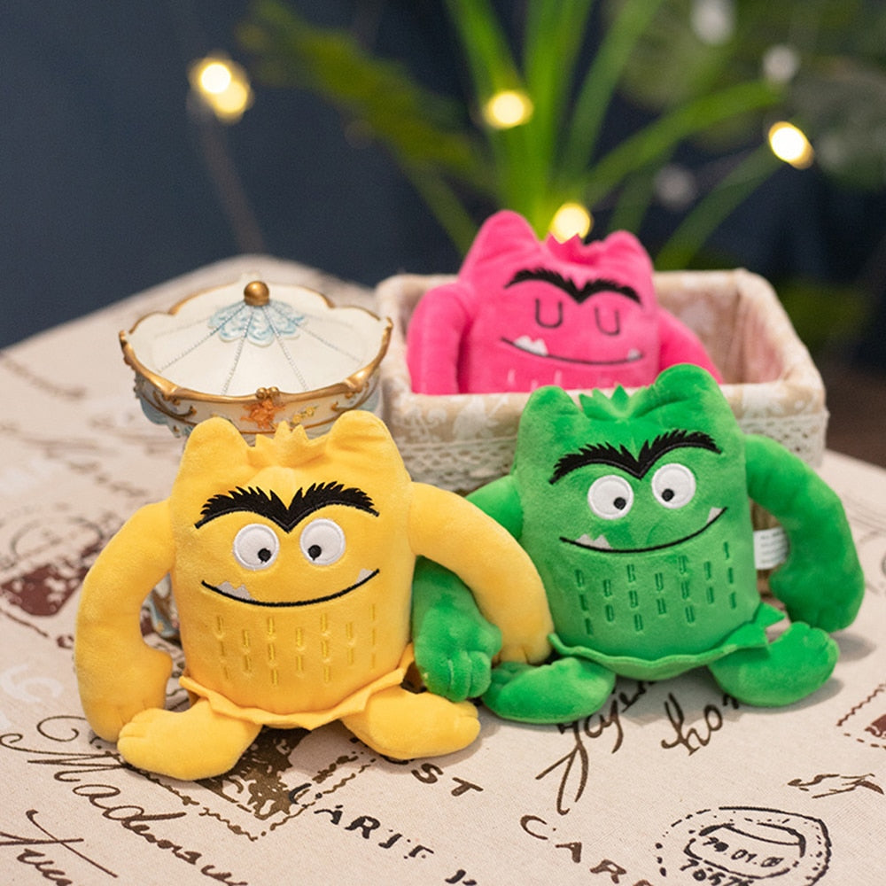 2023 Hot Sale The Color Monster Emotion Plush Toys Baby Appease Emotion Plushie Cute Stuffed Dolls Child Christmas Birthday Gift