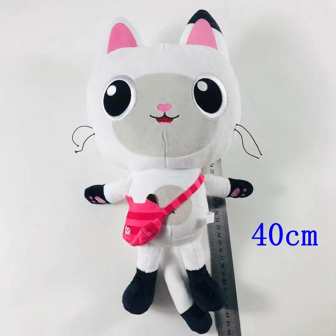 Hot 25Cm Gabby Dollhouse Plush Toy Mercat Cartoon Stuffed Animals Mermaid Cat Mermaid Plushie Dolls Kids Birthday Gifts