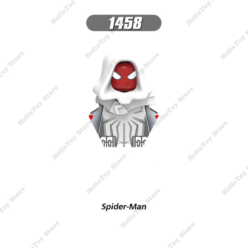 Marvel Spiderman Superheroes Spider-Man Venom Mini Action Figures Bricks Building Blocks Classic Movie Doll Model Kids Toys Gift