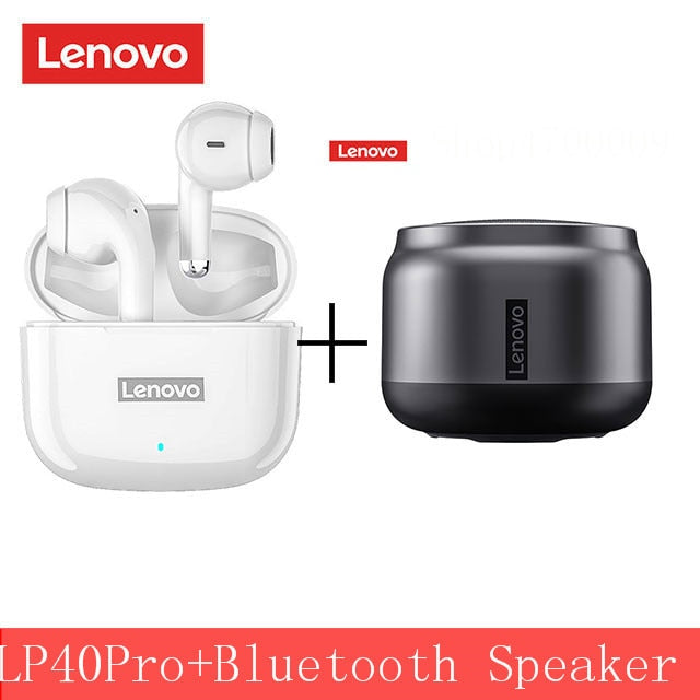 Original Lenovo LP40 Pro TWS Wireless Earphone Bluetooth 5.1 Dual Stereo Noise Reduction Bass Touch Control 250mAh New 2022