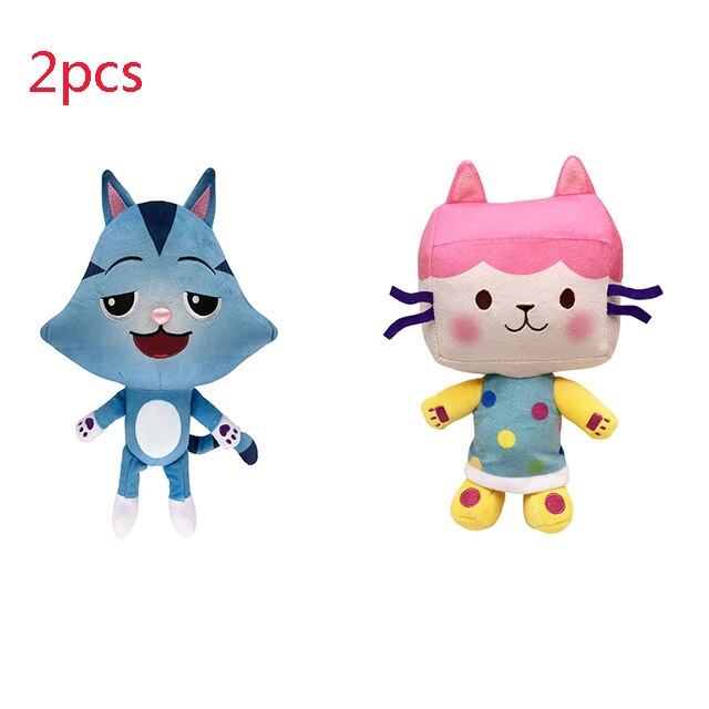 Hot 25Cm Gabby Dollhouse Plush Toy Mercat Cartoon Stuffed Animals Mermaid Cat Mermaid Plushie Dolls Kids Birthday Gifts