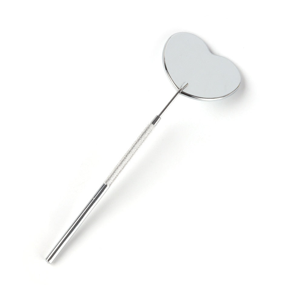 Checking Mirror for Eyelash Extension Dental Mouth Mirror Stainless Steel/ Plactic Eyelash Extension Mirrors Makeup Tools