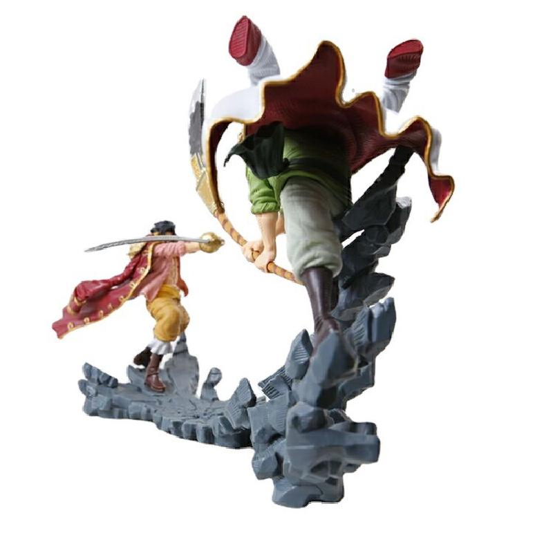 Anime One Piece Action Figure Edward Newgate Vs Gol D Roger Duel Collection Souvenirs Model Toy Birthday Gift For Boys Girls