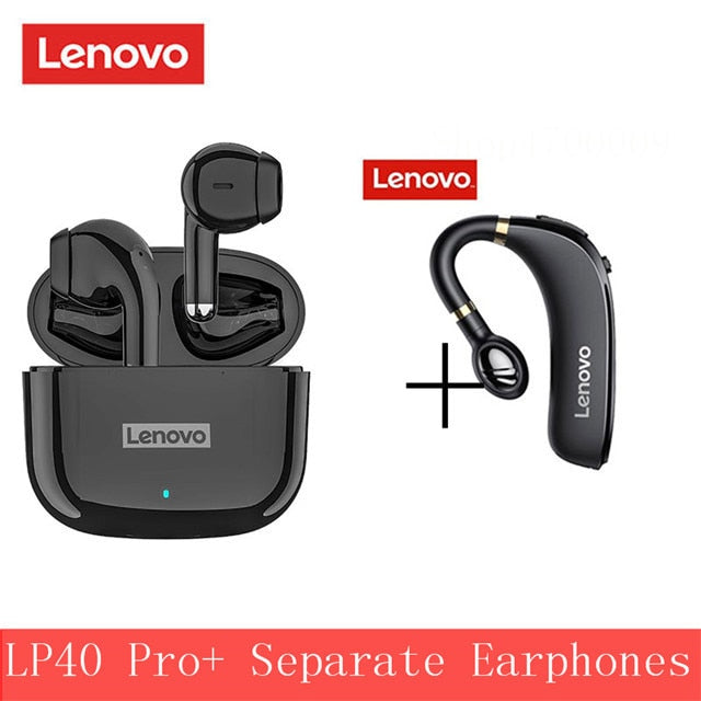 Original Lenovo LP40 Pro TWS Wireless Earphone Bluetooth 5.1 Dual Stereo Noise Reduction Bass Touch Control 250mAh New 2022