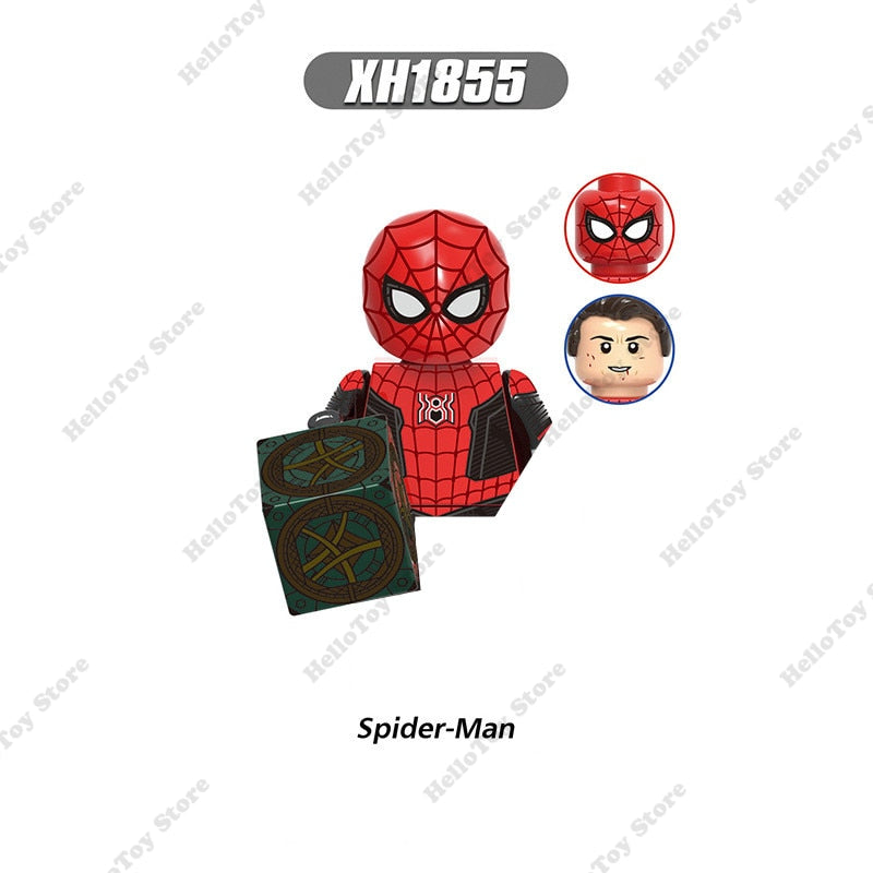 Marvel Spiderman Superheroes Spider-Man Venom Mini Action Figures Bricks Building Blocks Classic Movie Doll Model Kids Toys Gift