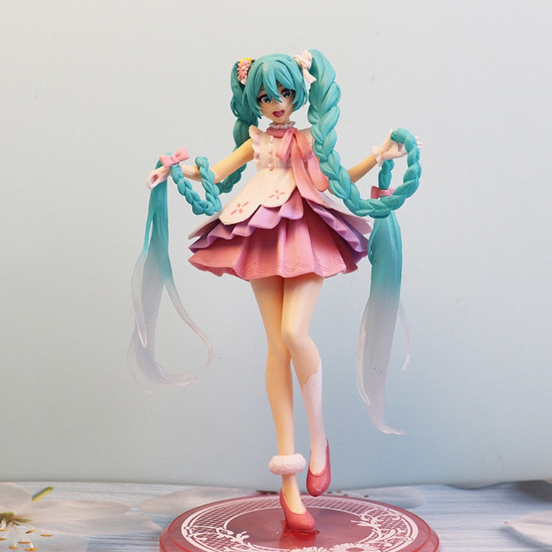 20cm New Lovable Hatsune Miku Doll Home Decoration Ornaments Creative Birthday Gifts for Friends Christmas Gifts