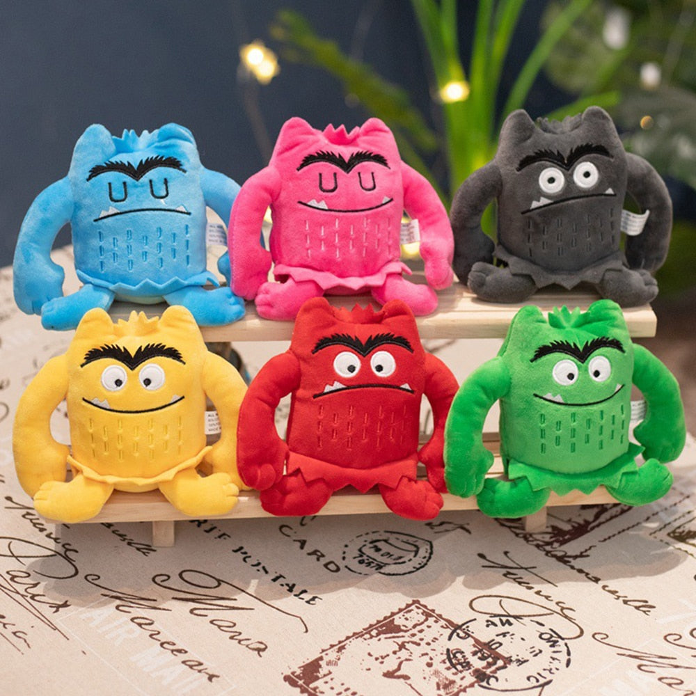 2023 Hot Sale The Color Monster Emotion Plush Toys Baby Appease Emotion Plushie Cute Stuffed Dolls Child Christmas Birthday Gift