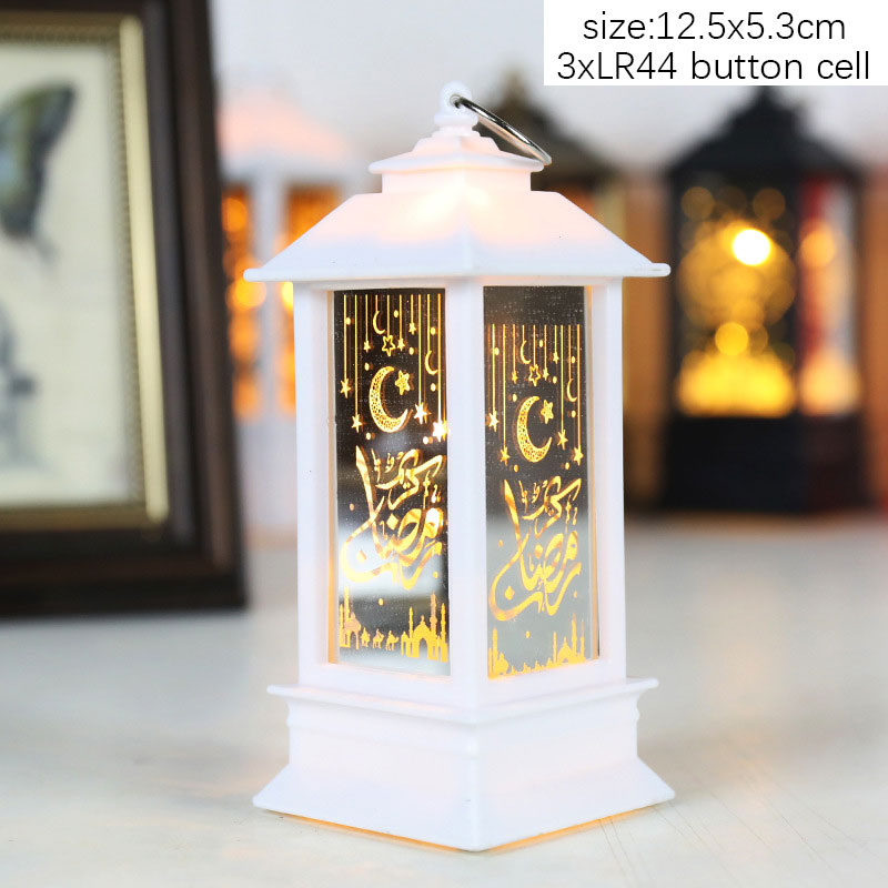 2023 Islam Muslim Ramadan Festival Portable Wind Light Ornament EID Mubarak Party Ramadan Decoration for Home Eid Al Adha Gift