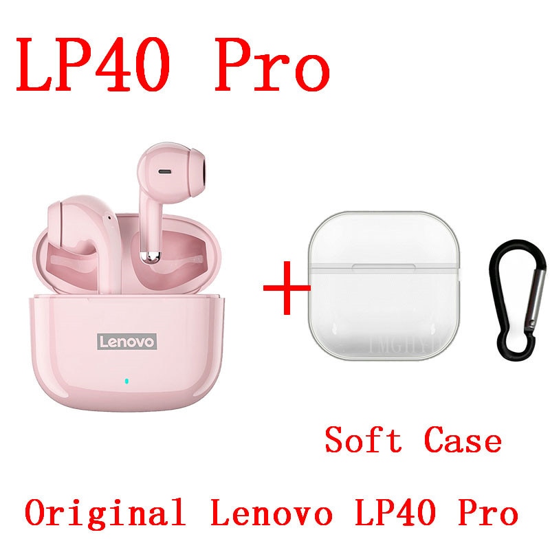 Original Lenovo LP40 Pro TWS Wireless Earphone Bluetooth 5.1 Dual Stereo Noise Reduction Bass Touch Control 250mAh New 2022