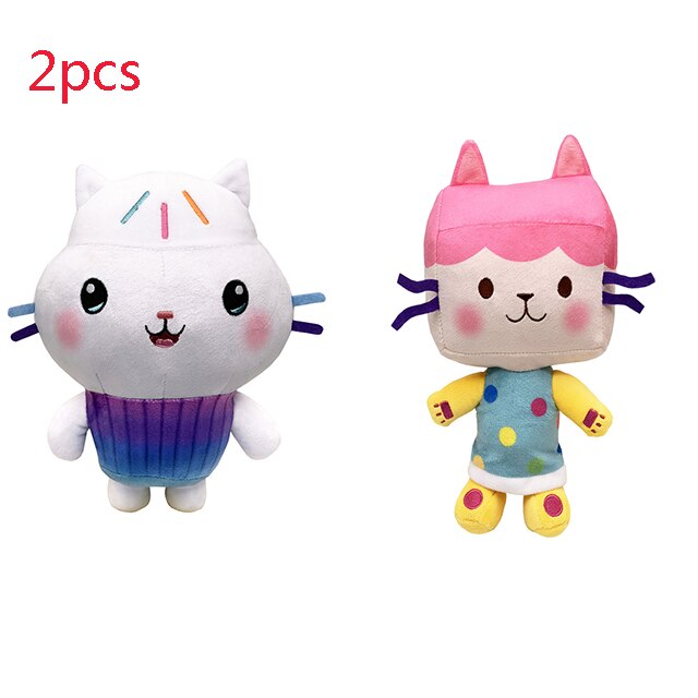 Hot 25Cm Gabby Dollhouse Plush Toy Mercat Cartoon Stuffed Animals Mermaid Cat Mermaid Plushie Dolls Kids Birthday Gifts