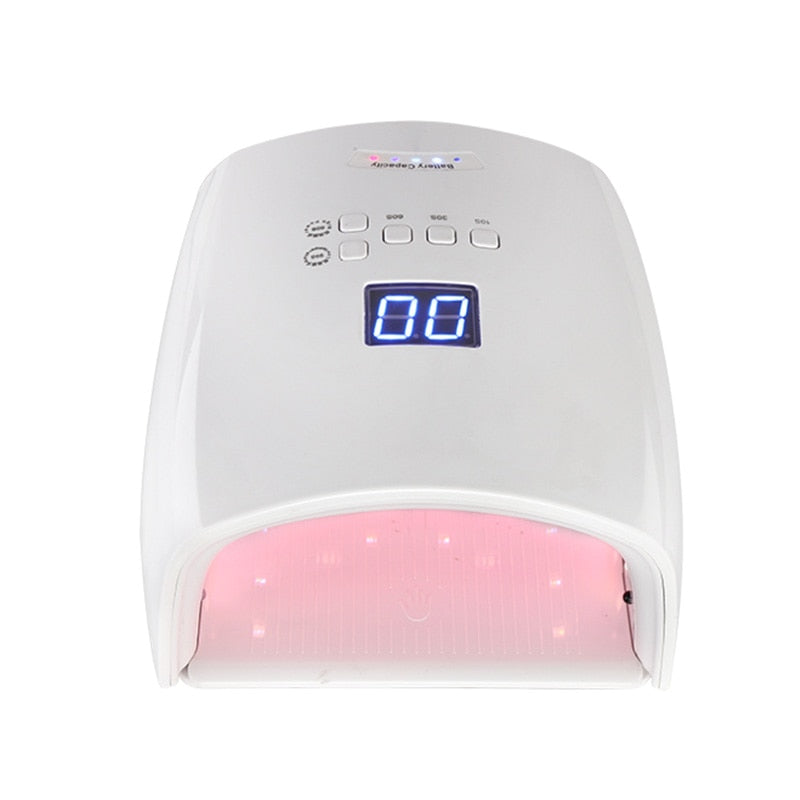 Built-in Battery Rechargeable Nail UV Lamp 66W Wireless Gel Polish Dryer S10 Pedicure Manicure Light Cordless LED Nail Lamp