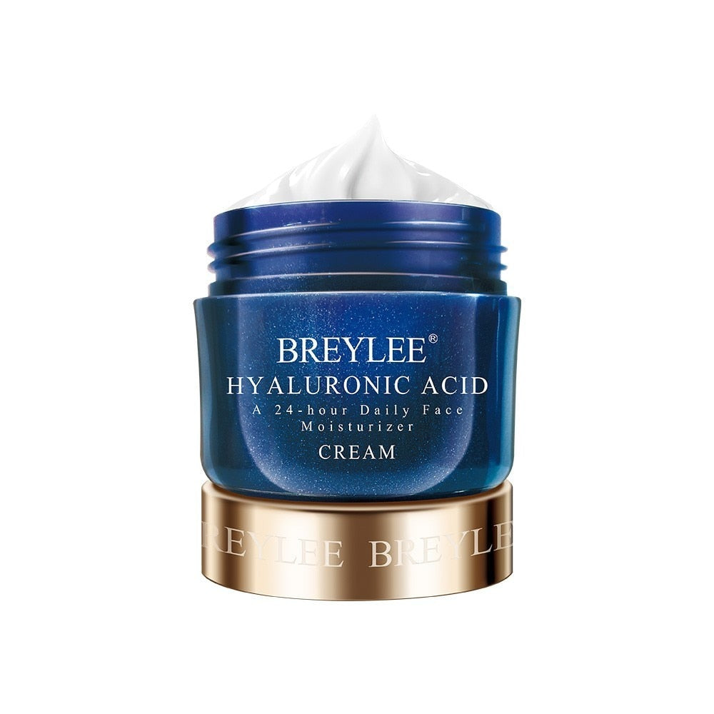 BREYLEE Face Cream Hyaluronic Acid Moisturizing Day Cream Retinol Anti Wrinkle Vitamin C Whitening Skin Care Acne Treatment 40g