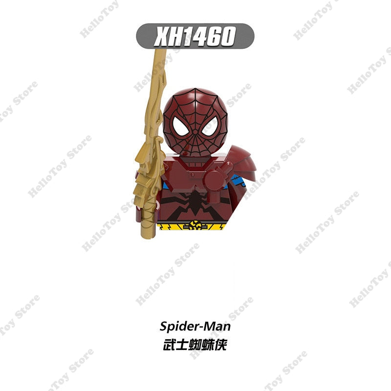 Marvel Spiderman Superheroes Spider-Man Venom Mini Action Figures Bricks Building Blocks Classic Movie Doll Model Kids Toys Gift