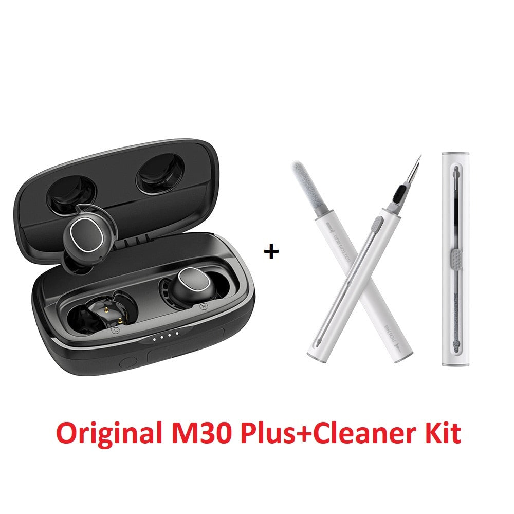 Mpow M30 Plus Bluetooth 5.0 Earphones True Wireless Earbuds Touch Control IPX8 Waterproof Headphones with 2600mAh Charging Case