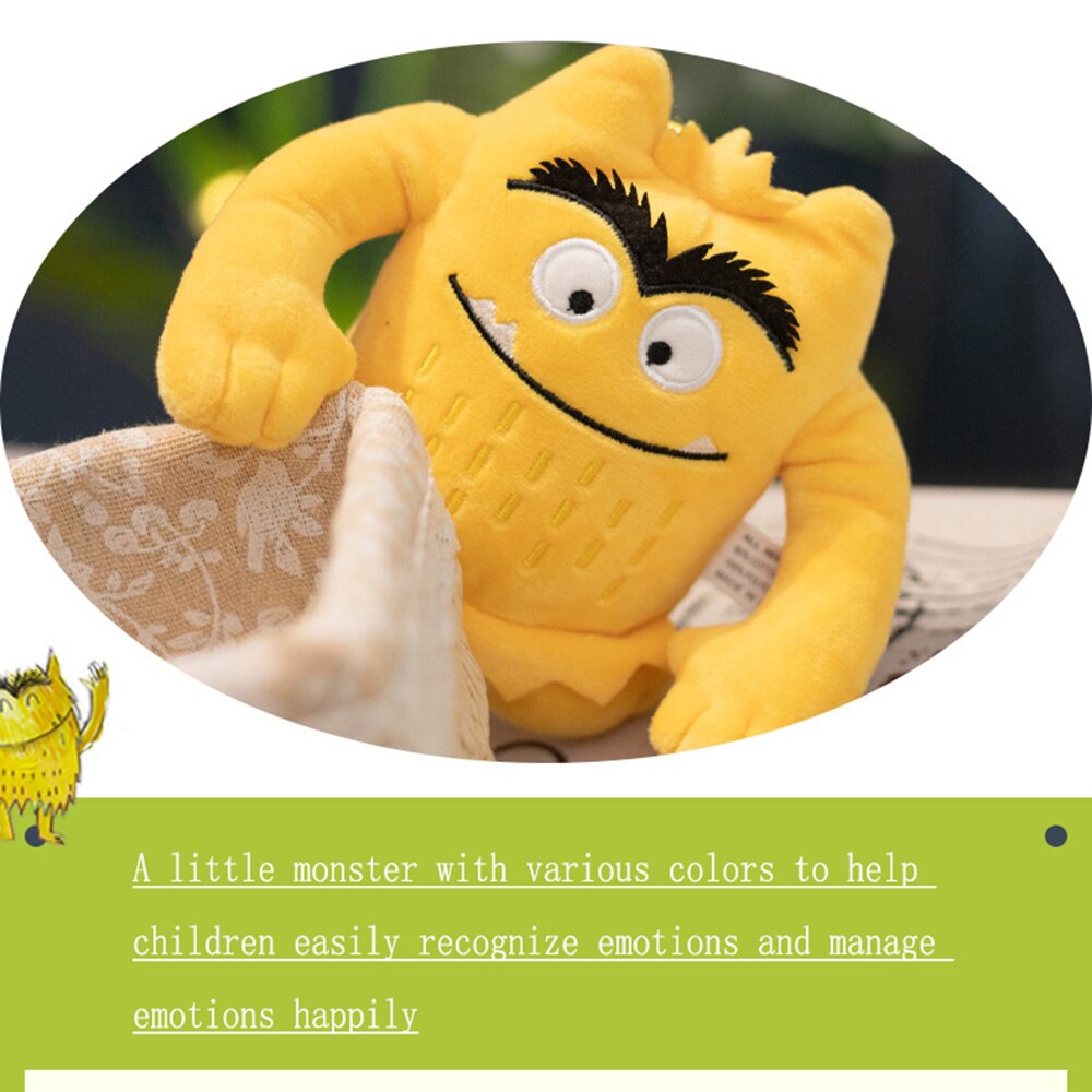 2023 Hot Sale The Color Monster Emotion Plush Toys Baby Appease Emotion Plushie Cute Stuffed Dolls Child Christmas Birthday Gift