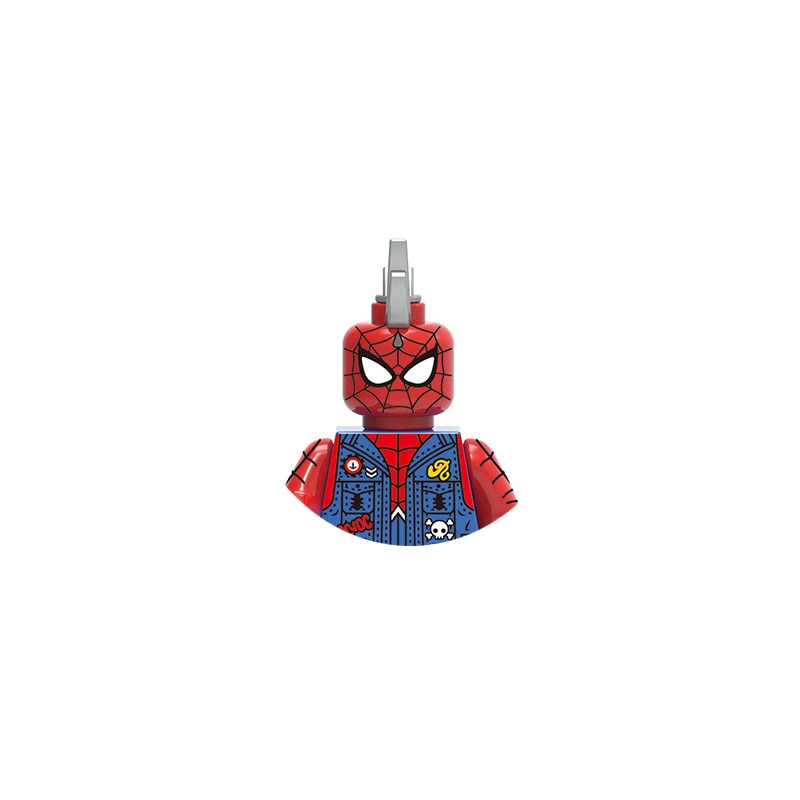 Hot Marvel Avengers DIY Mini 3D Superhero Model Character Set Building Blocks Assembly Toys Children&#39;s Birthday Gifts Boys Girls