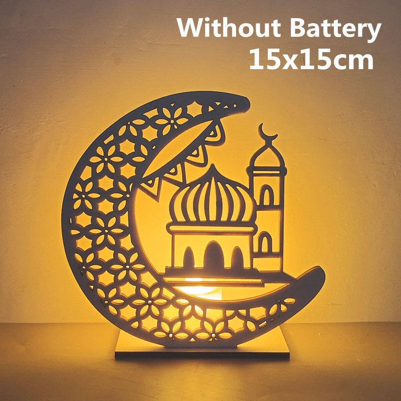 Eid Mubarak Decor Night Light Islamic Muslim Ramadan Decoration 2023 Ramadan Mubarak Decorations for Home Eid Al Adha Gift