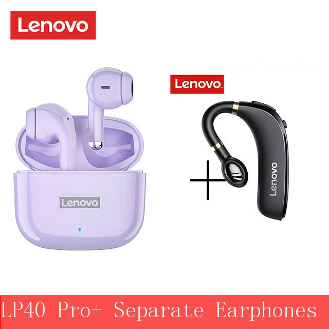 Original Lenovo LP40 Pro TWS Wireless Earphone Bluetooth 5.1 Dual Stereo Noise Reduction Bass Touch Control 250mAh New 2022