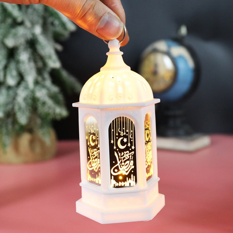 2023 Islam Muslim Ramadan Festival Portable Wind Light Ornament EID Mubarak Party Ramadan Decoration for Home Eid Al Adha Gift