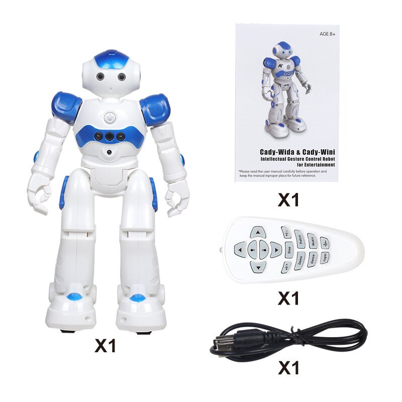 Intelligent Robot Multi-function USB Charging Children&#39;s Toy Dancing Remote Control Gesture Sensor Toy Kids Birthday Gifts