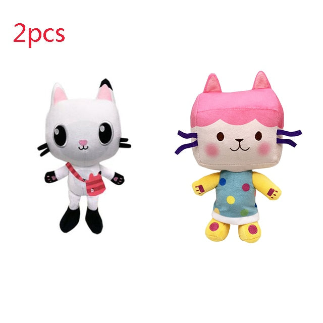 Hot 25Cm Gabby Dollhouse Plush Toy Mercat Cartoon Stuffed Animals Mermaid Cat Mermaid Plushie Dolls Kids Birthday Gifts